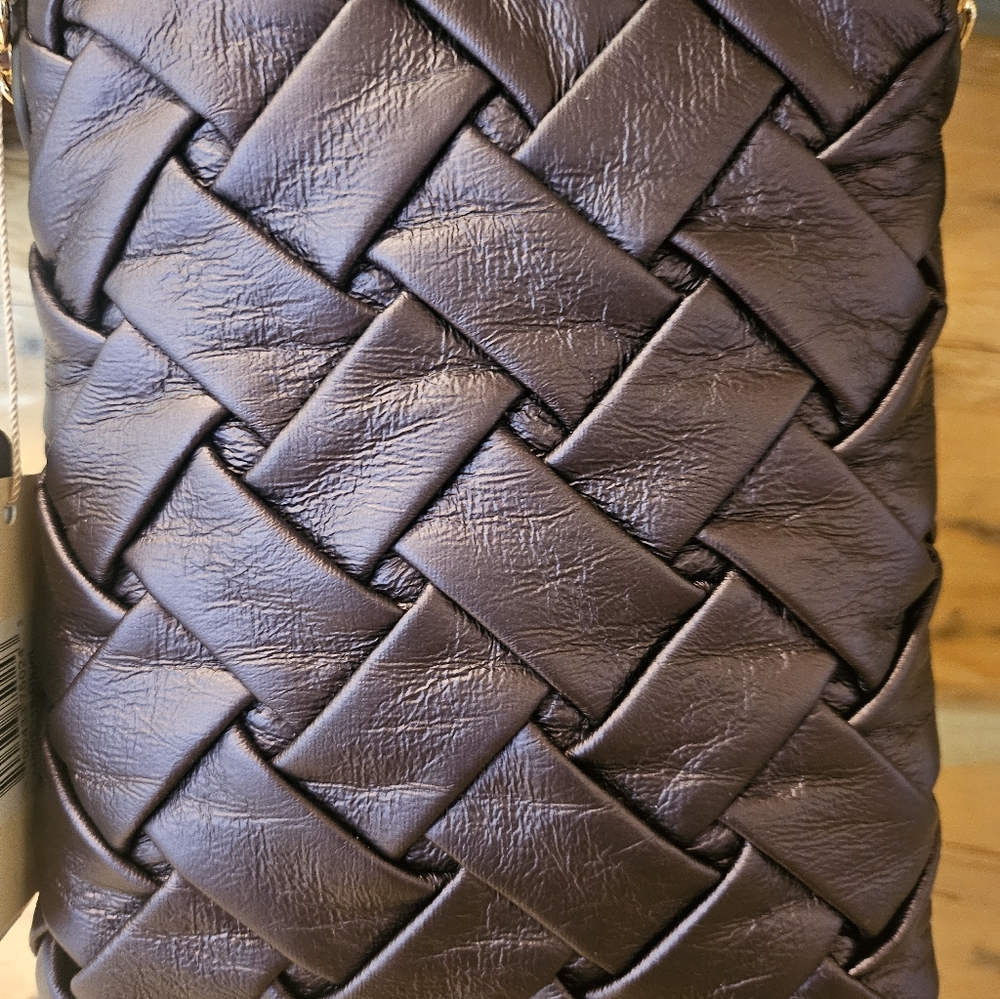 Elegant Deep purple Woven Look Bag